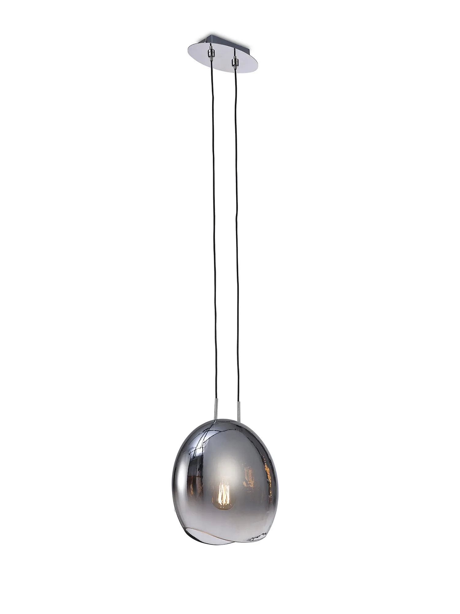 M6186  Lens Pendant Round 1 Light